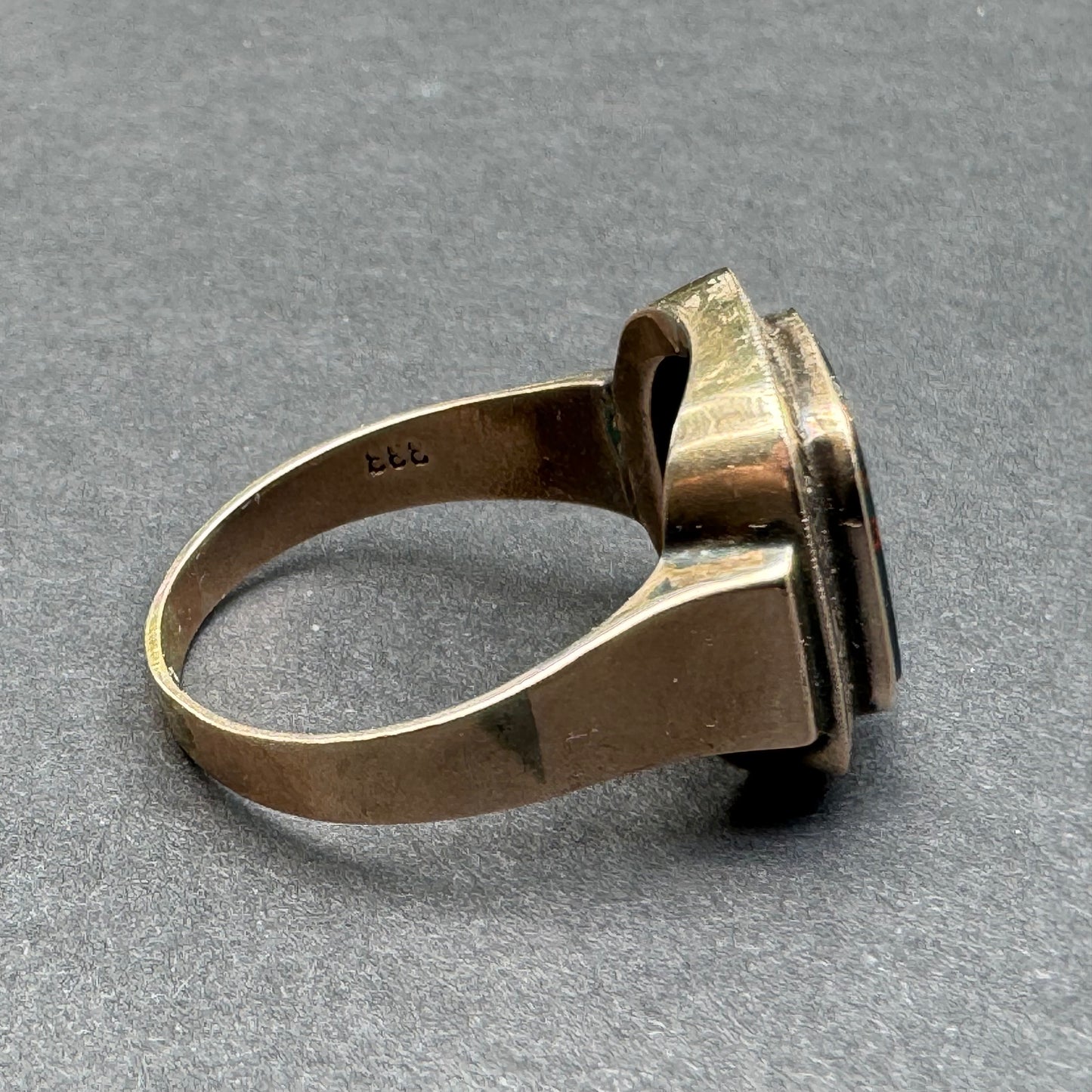 8k 1880 German Bloodstone Ring