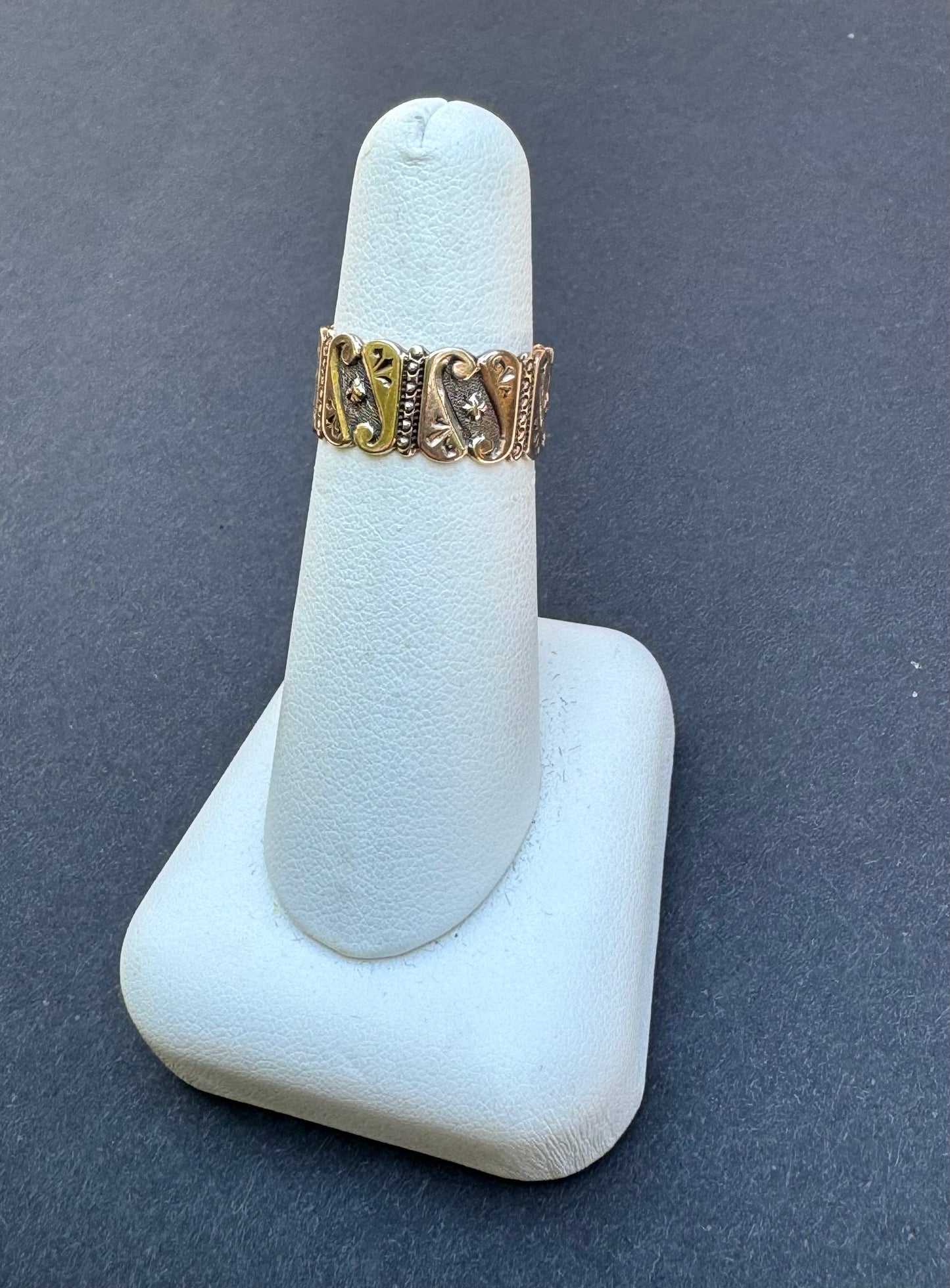 Rose Gold Victorian Era American Cigar Band