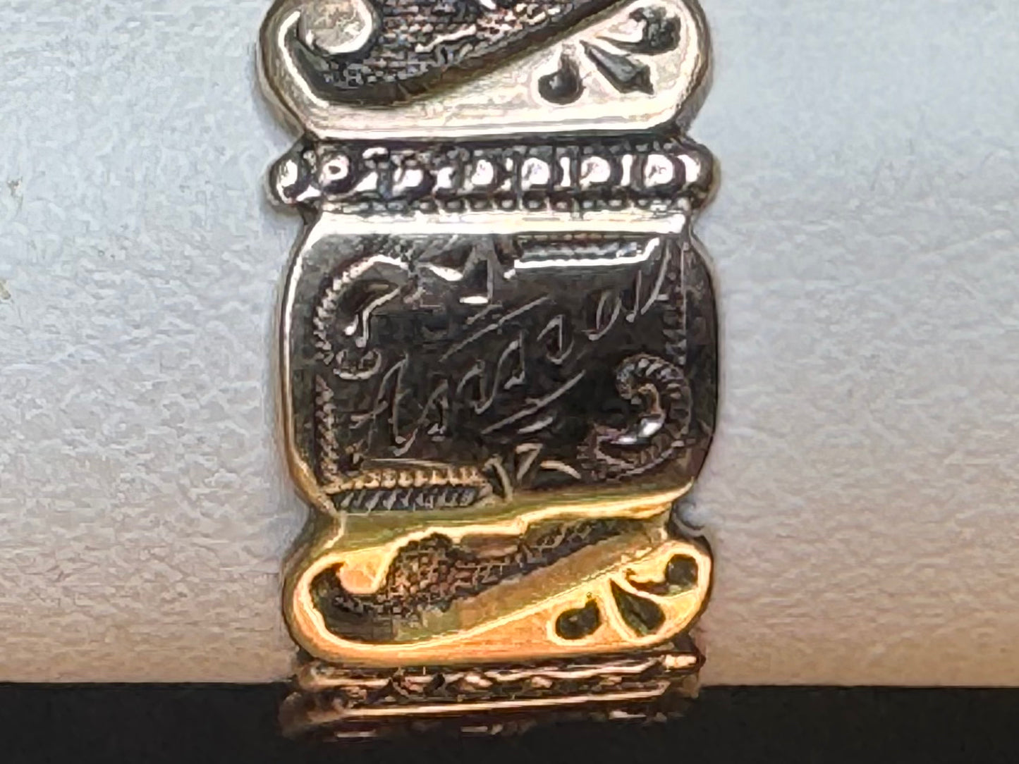 Rose Gold Victorian Era American Cigar Band