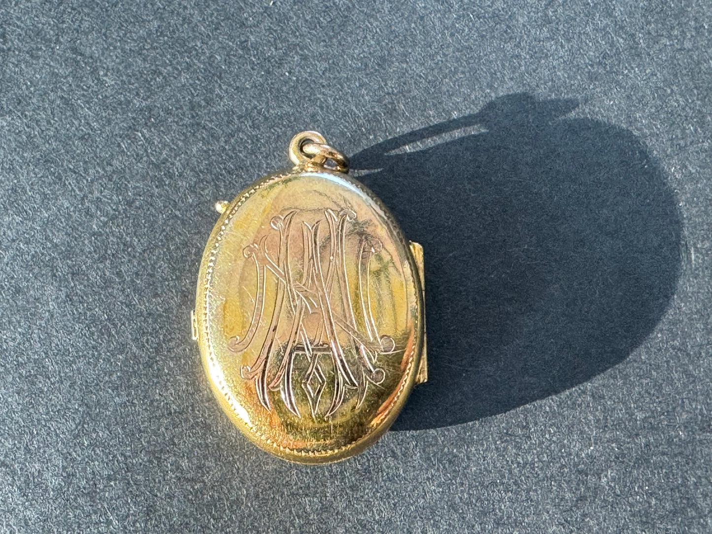 Gold and Turquoise Locket