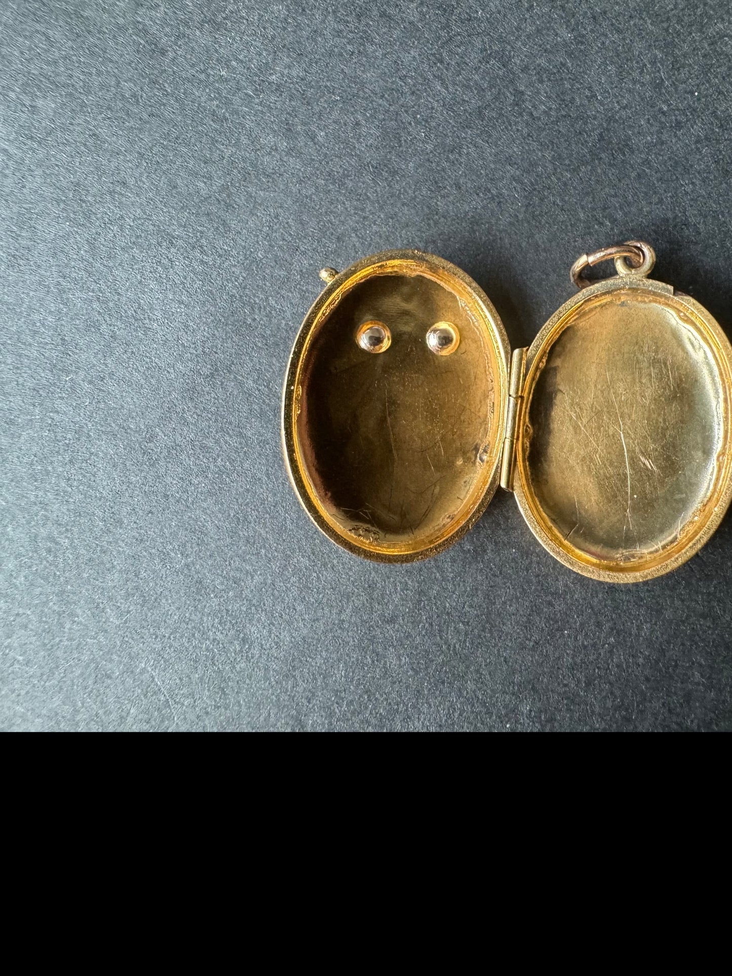 Gold and Turquoise Locket