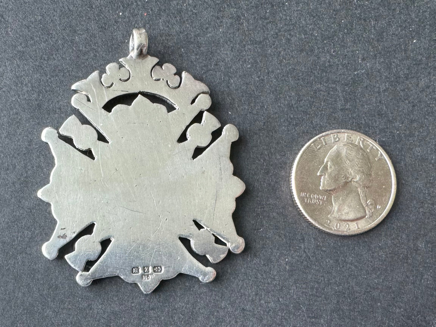 Sterling English Fob