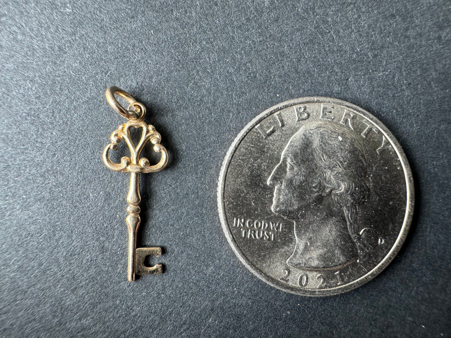 14k Key Charm