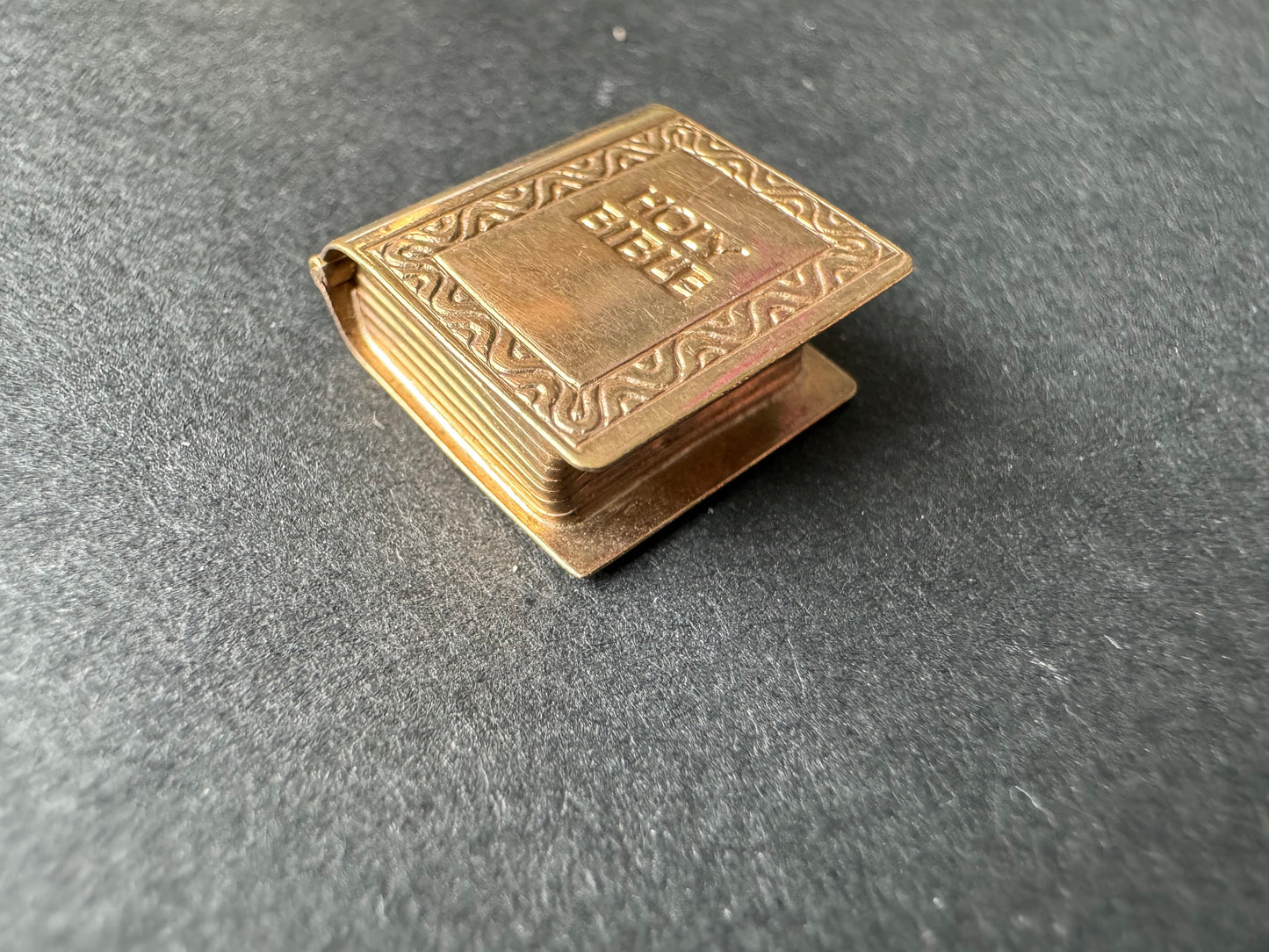 14k Holy Bible Charm