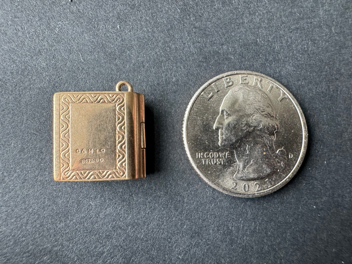 14k Holy Bible Charm