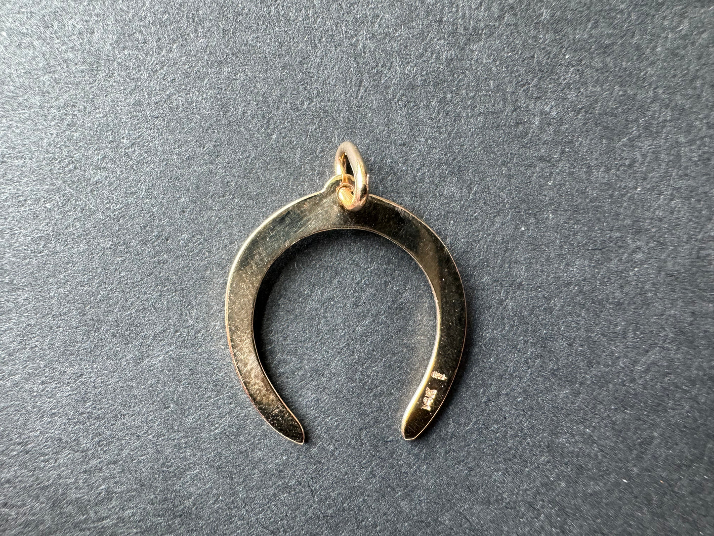 14k Horseshoe Charm
