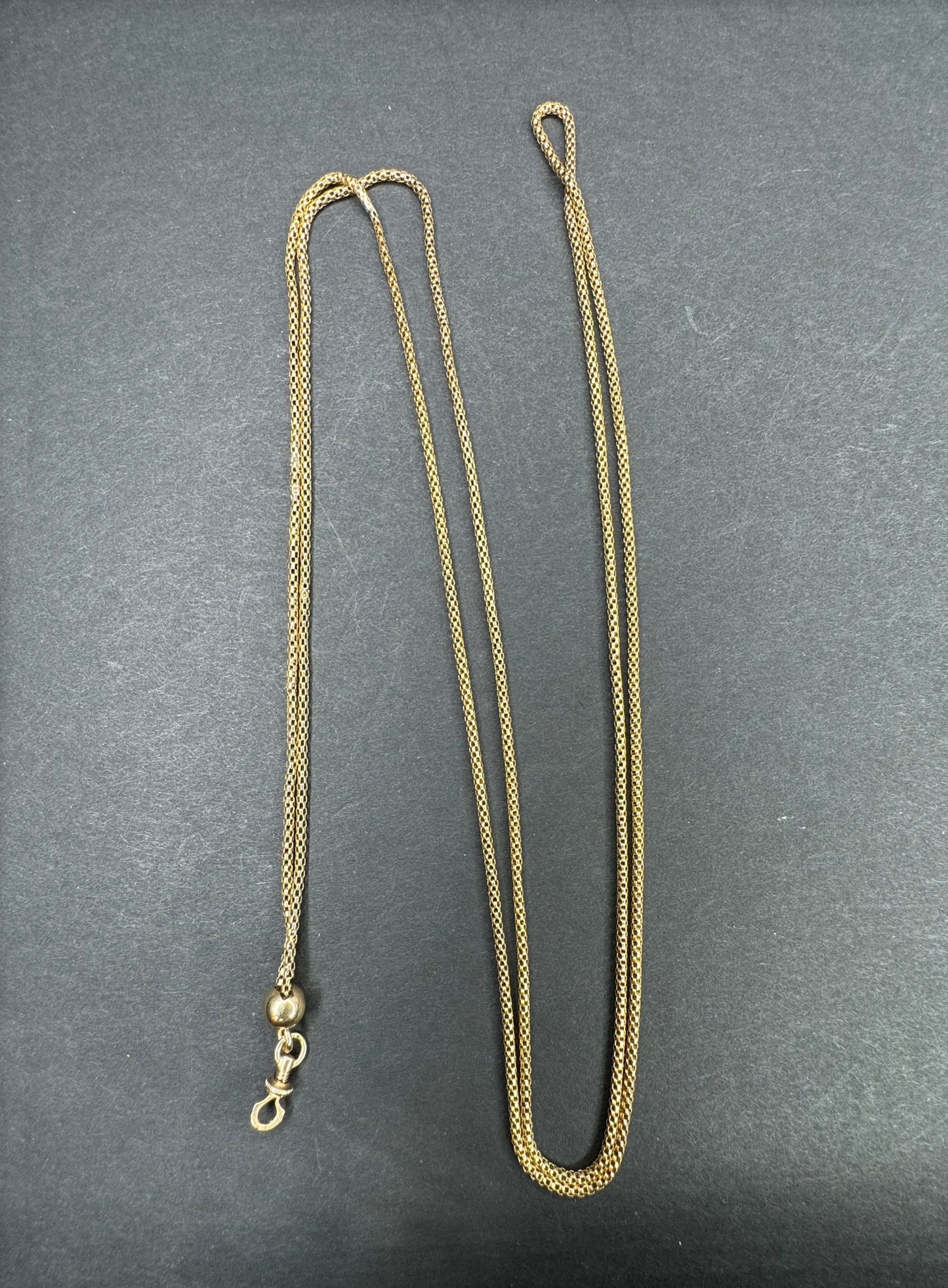 14k Watch Chain with Turn Lock