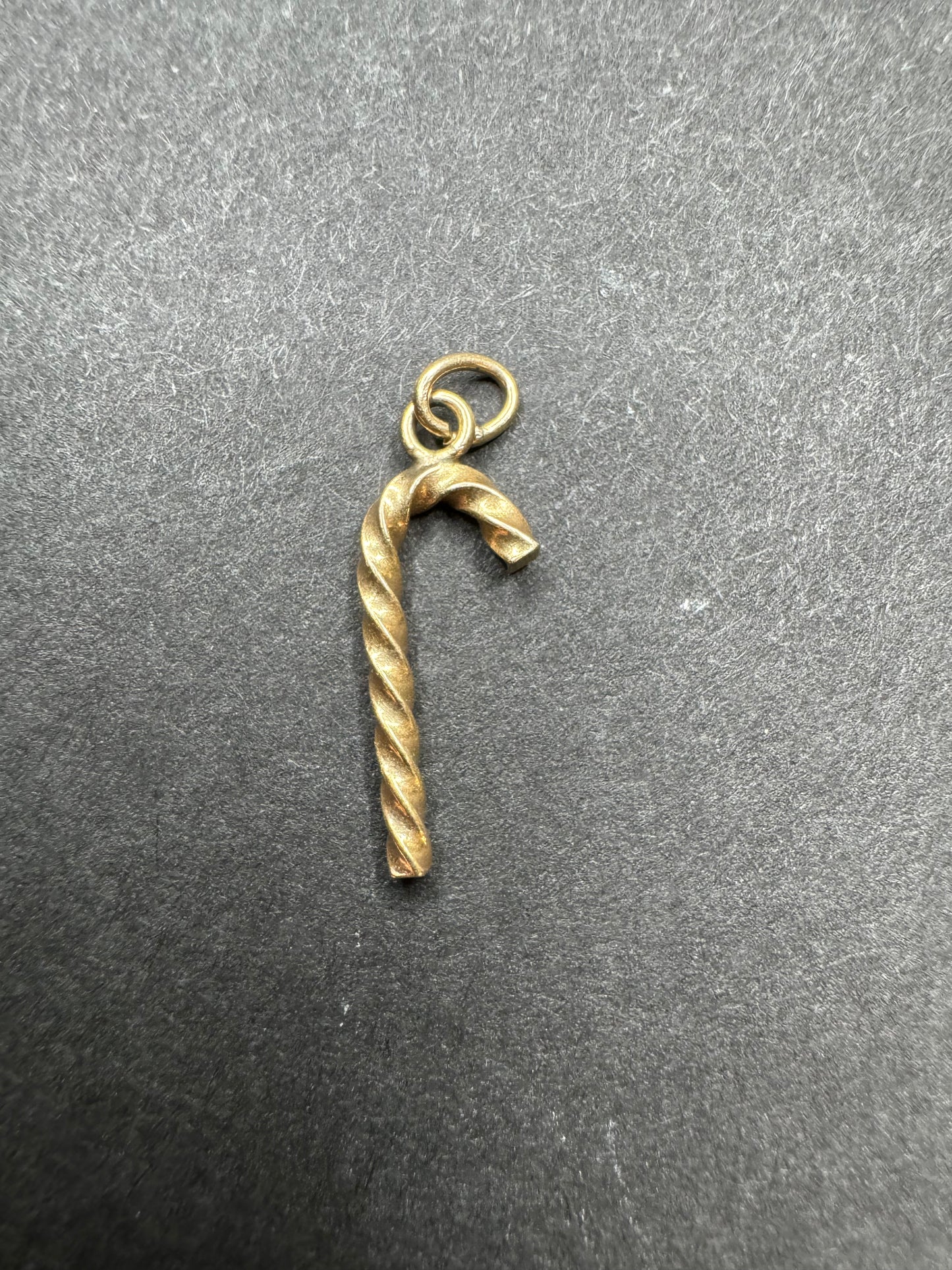 14k Vintage Candy Cane Charm