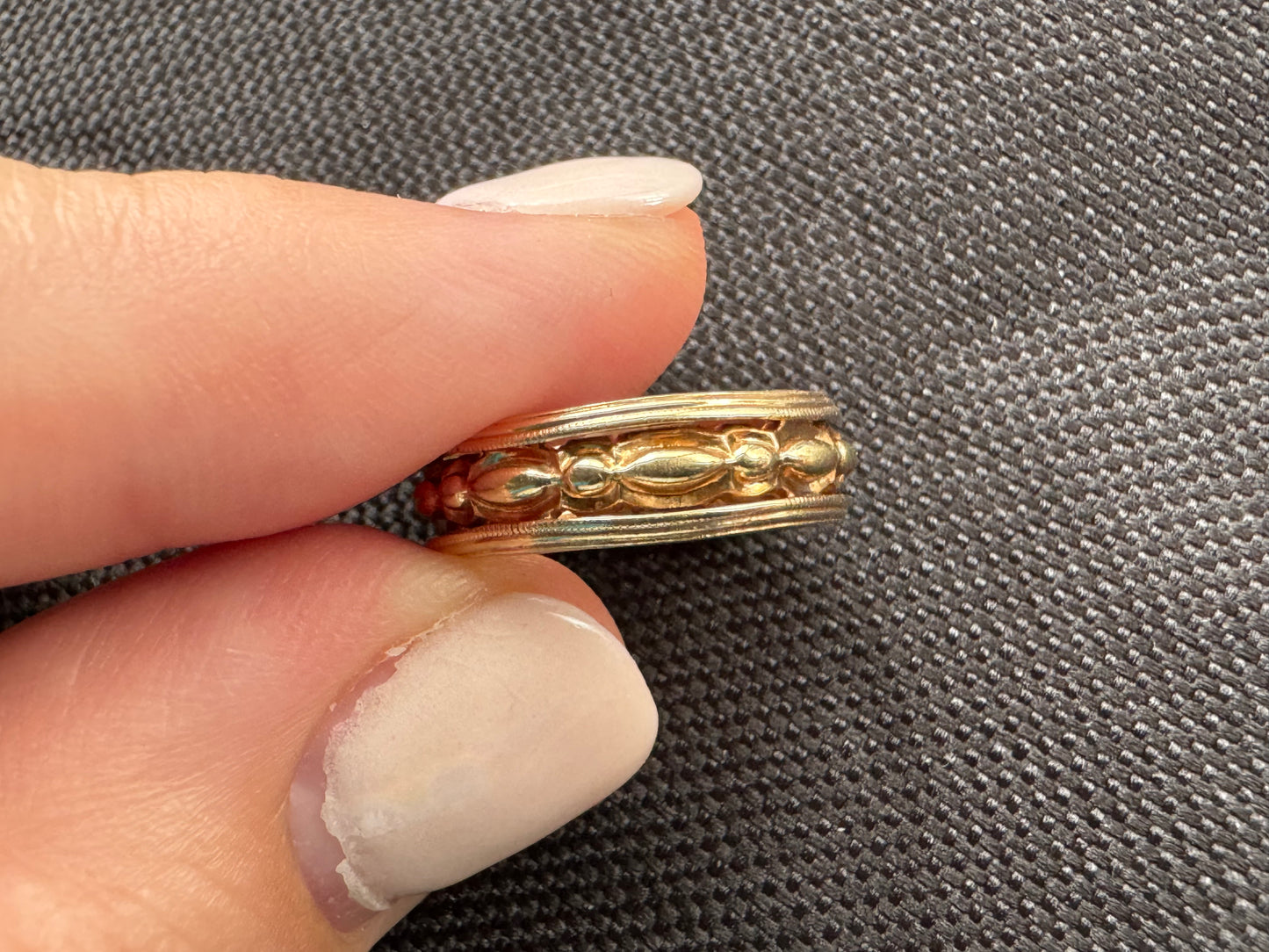 14k 1950s Open Work Ring