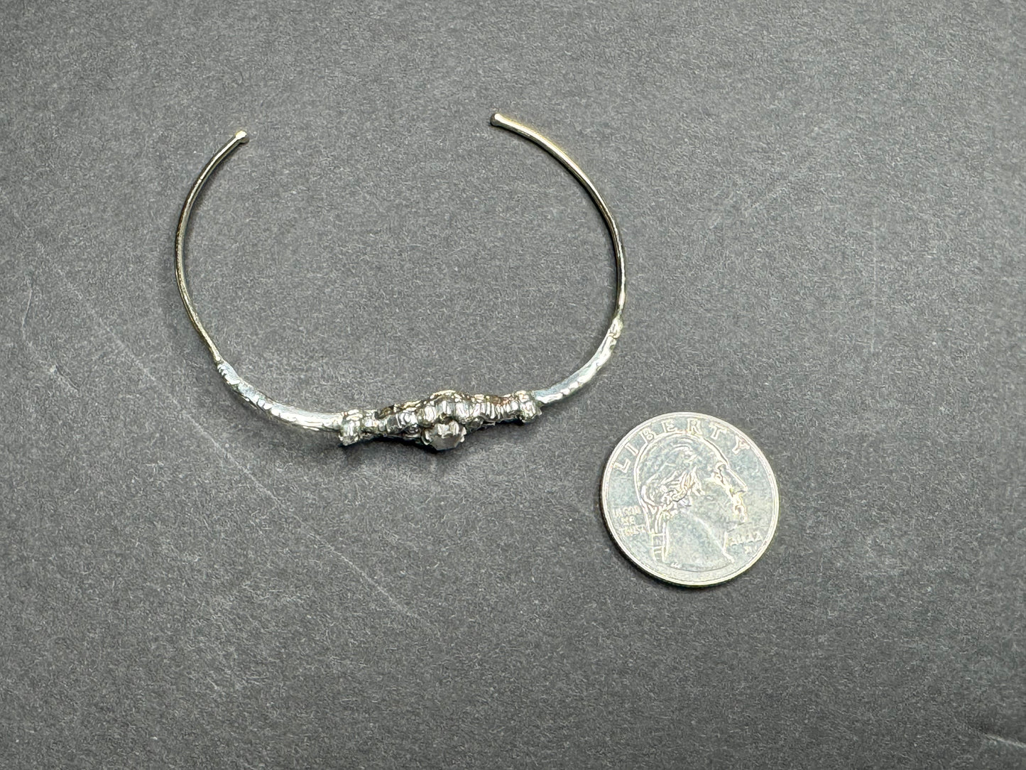 Dutch Georgian Rose Cut 18k & Sterling Diamond Bracelet