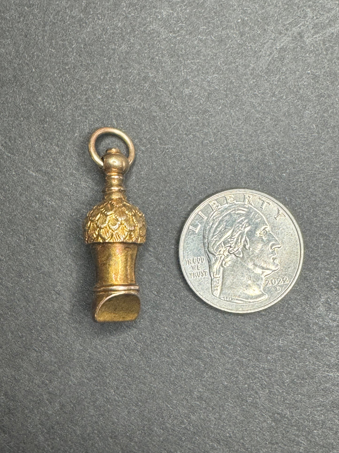 9k Thistle Whistle Charm