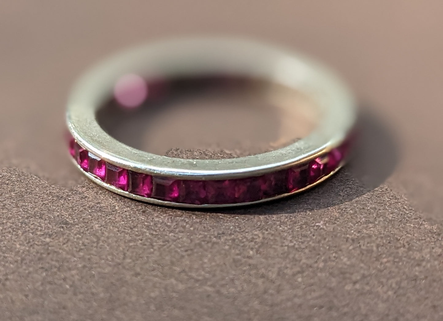 French Cut Ruby Eternity Band (19)