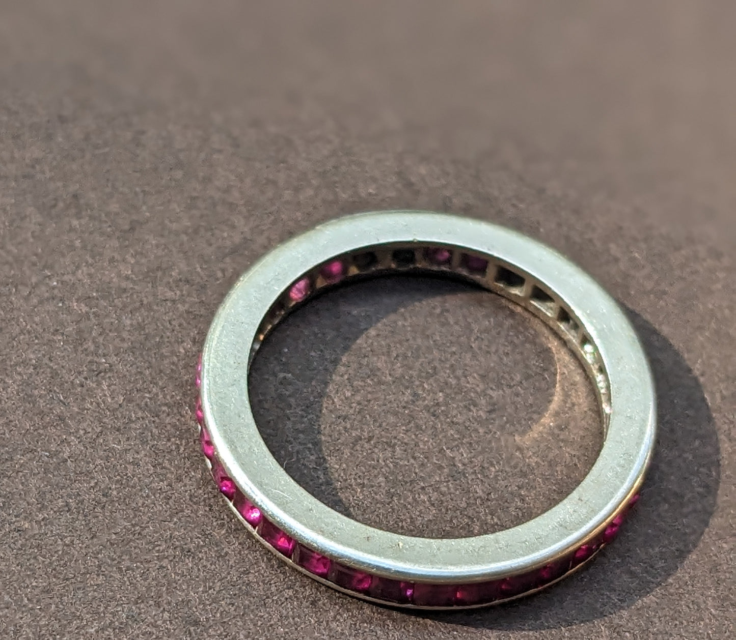 French Cut Ruby Eternity Band (19)