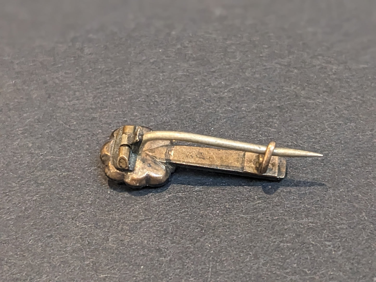 Halley's Comet Pin with Garnet and Seed Pearl