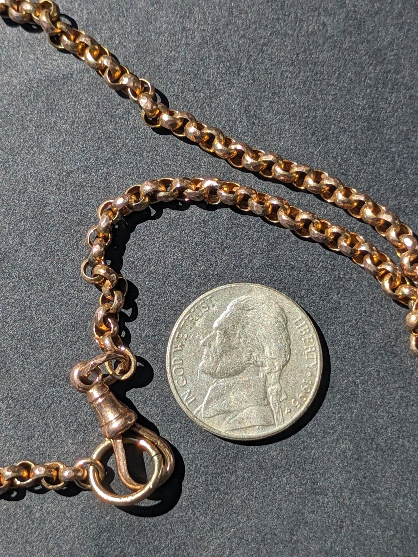 English Faceted Belcher Chain