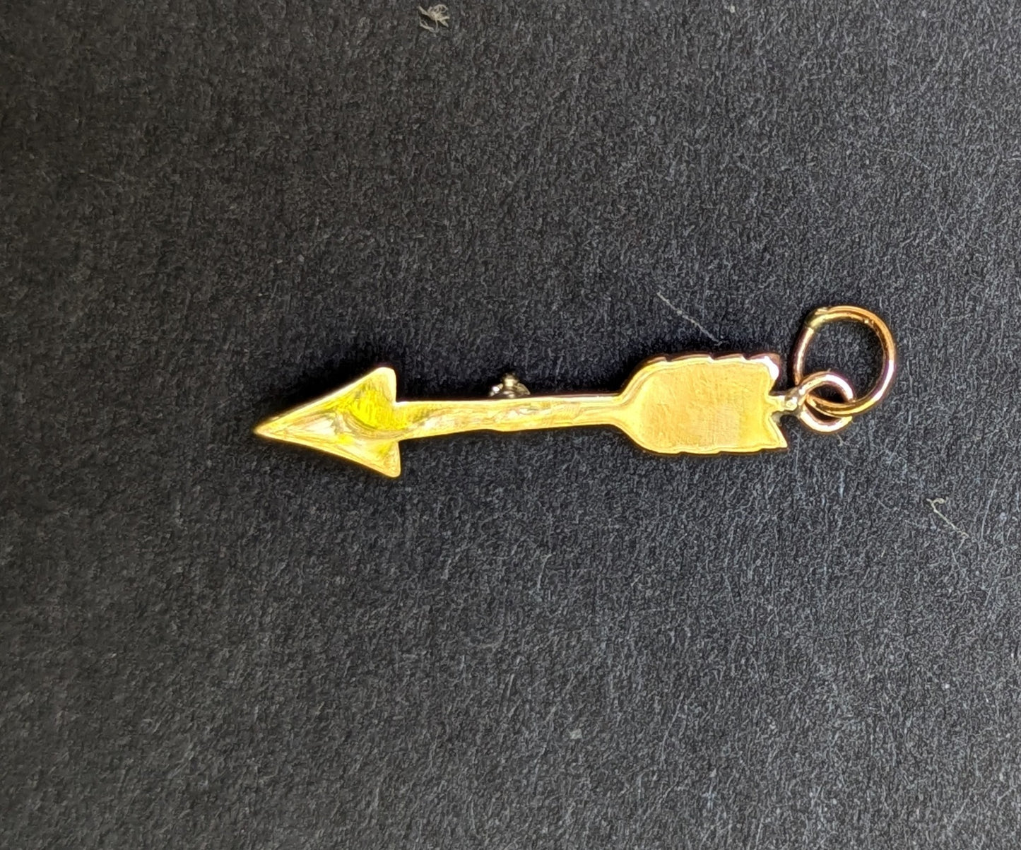 14k Arrow With Diamond Charm