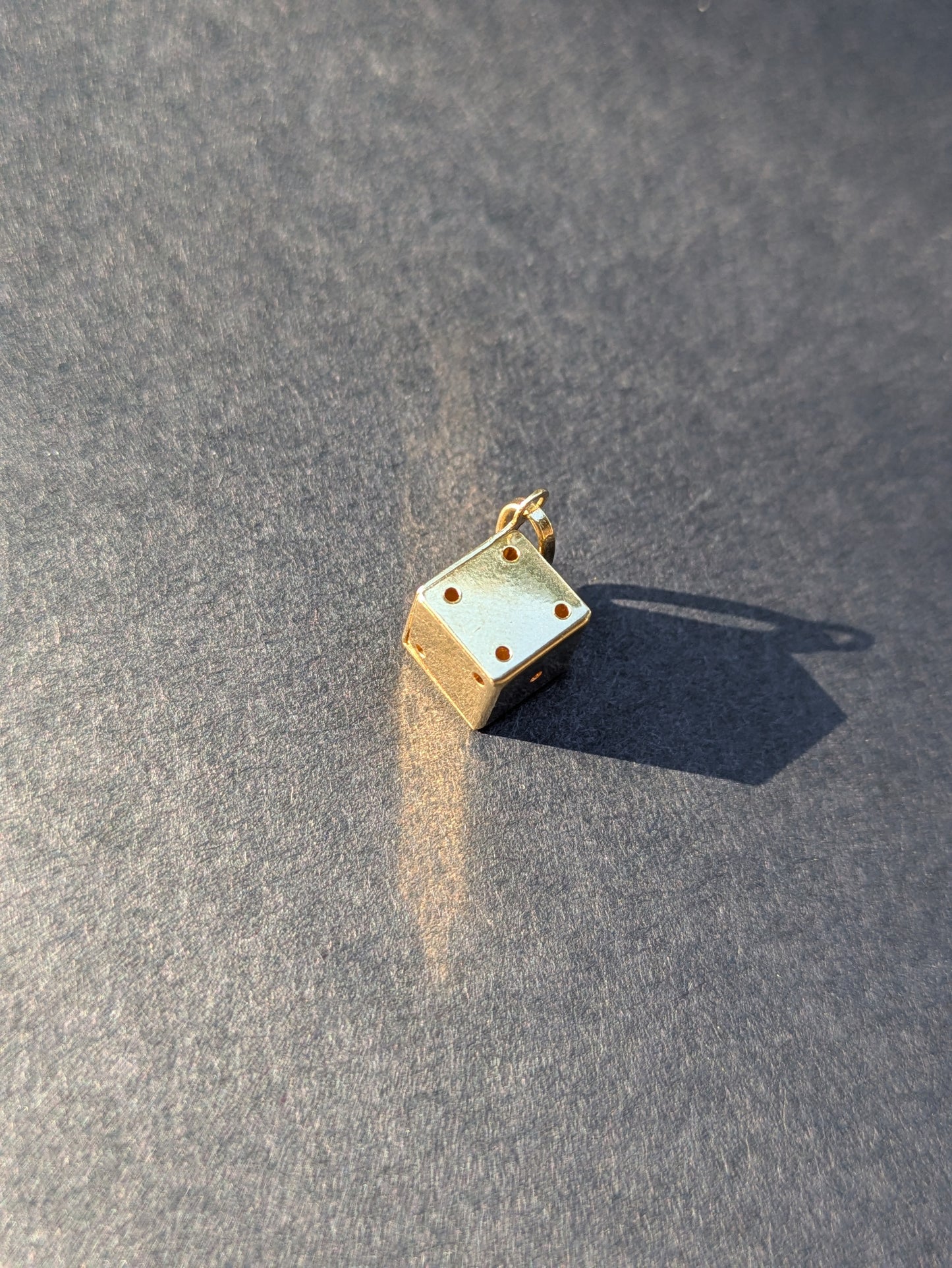 14k Dice Charm