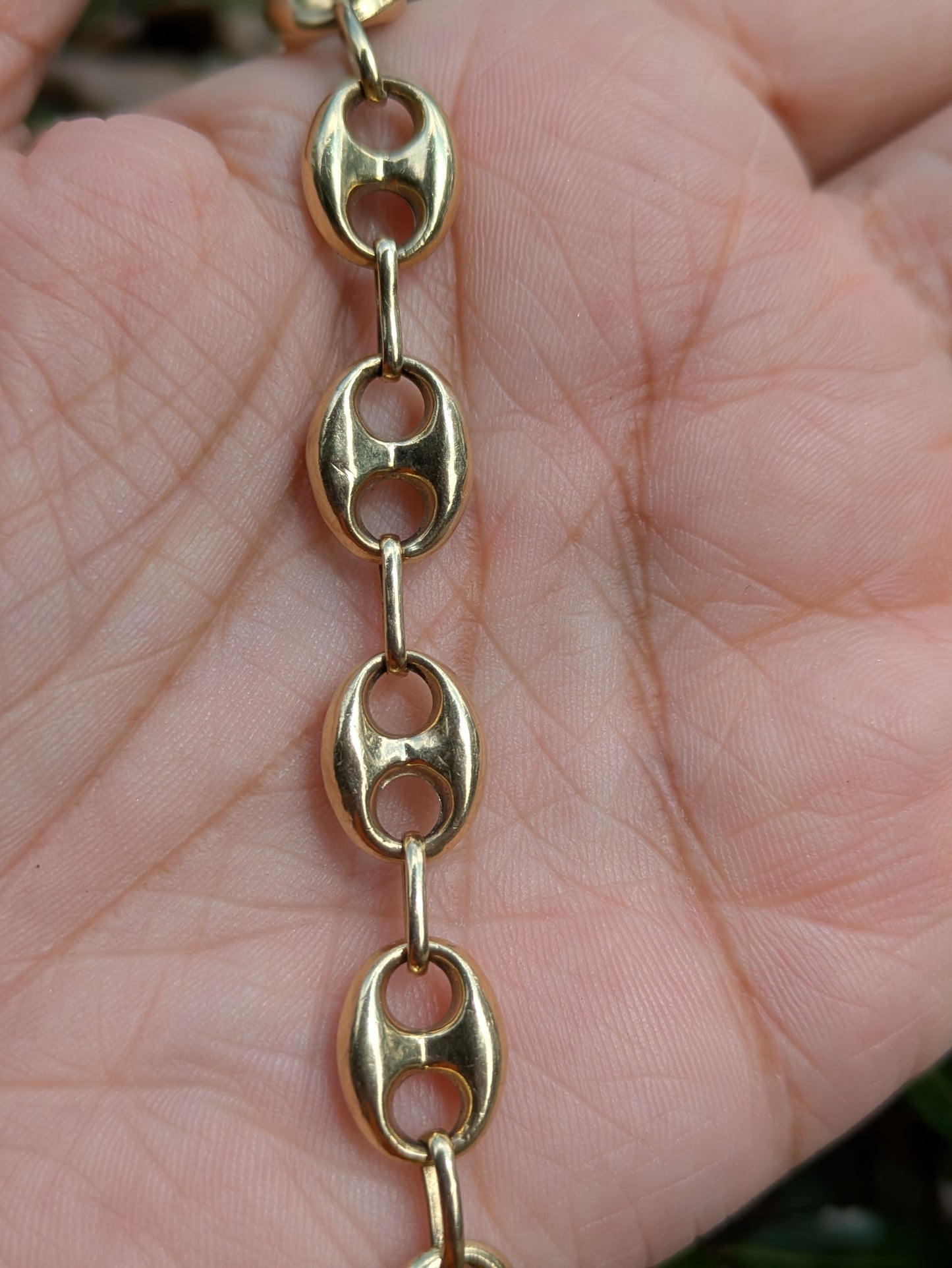 14k Vintage "Gucci" Style Puffy Bracelet