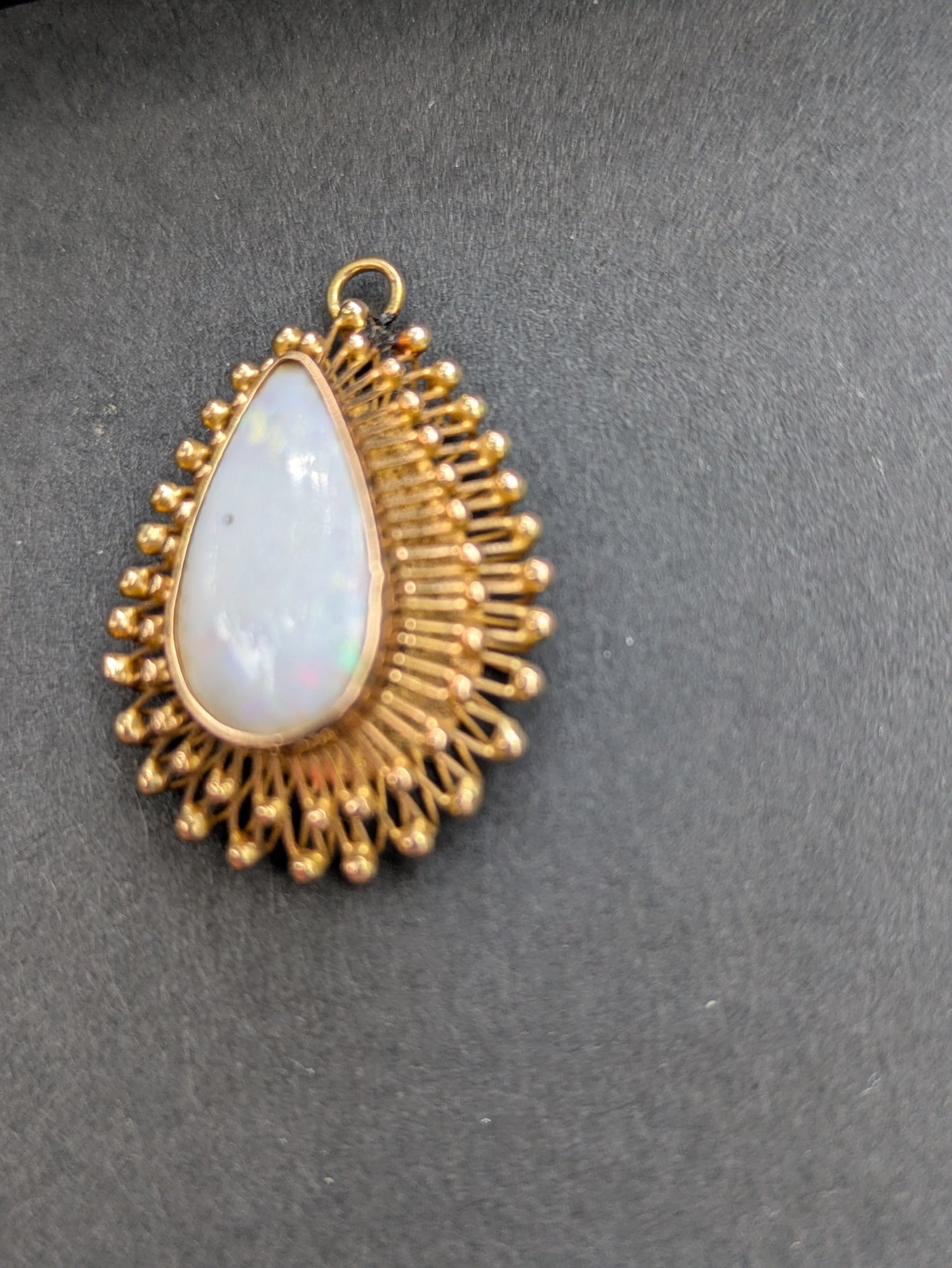 14k Dutch Opal Pendant 1960's