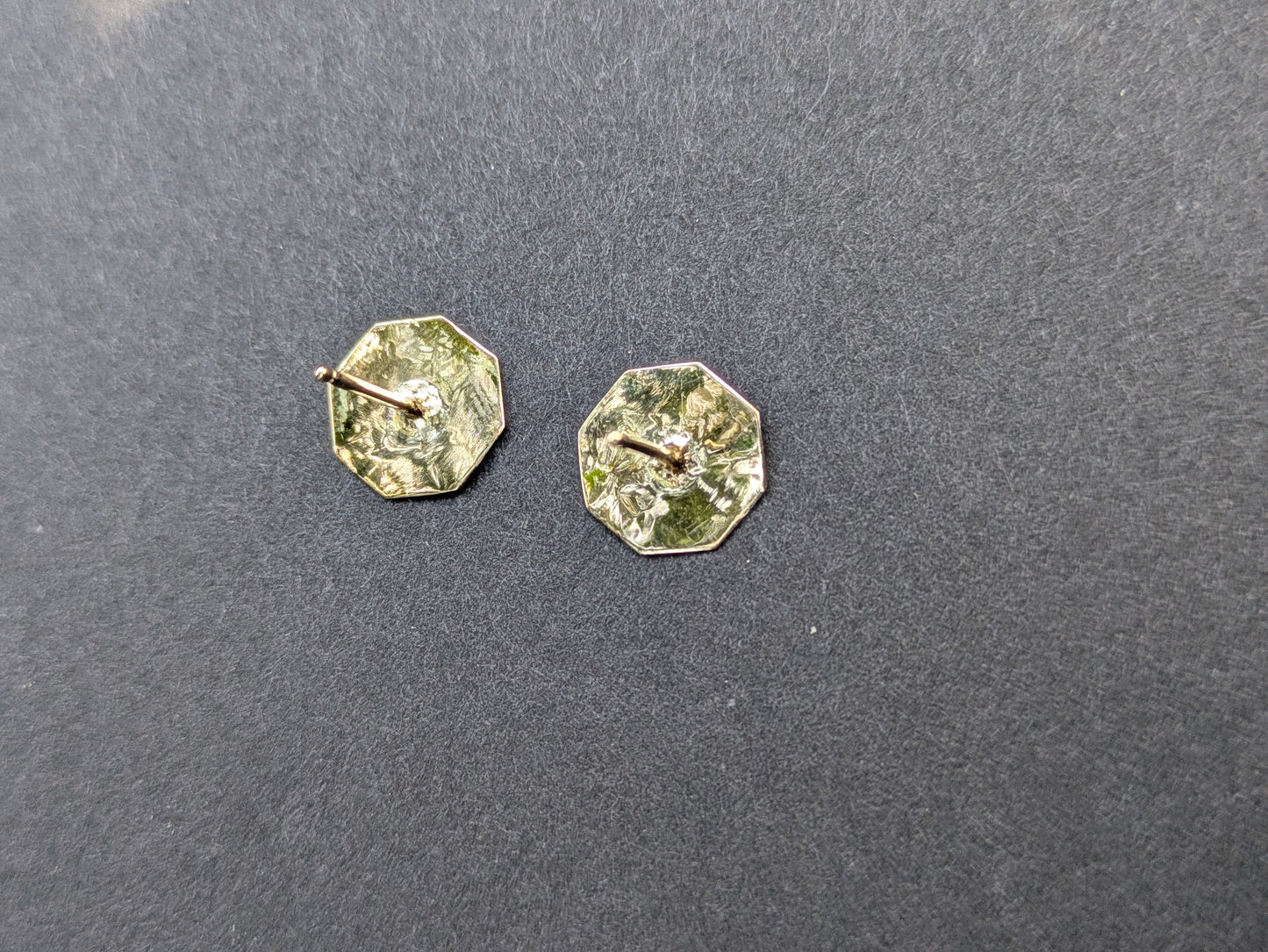 14k Shooting Star Machine-Turned Stud Earrings