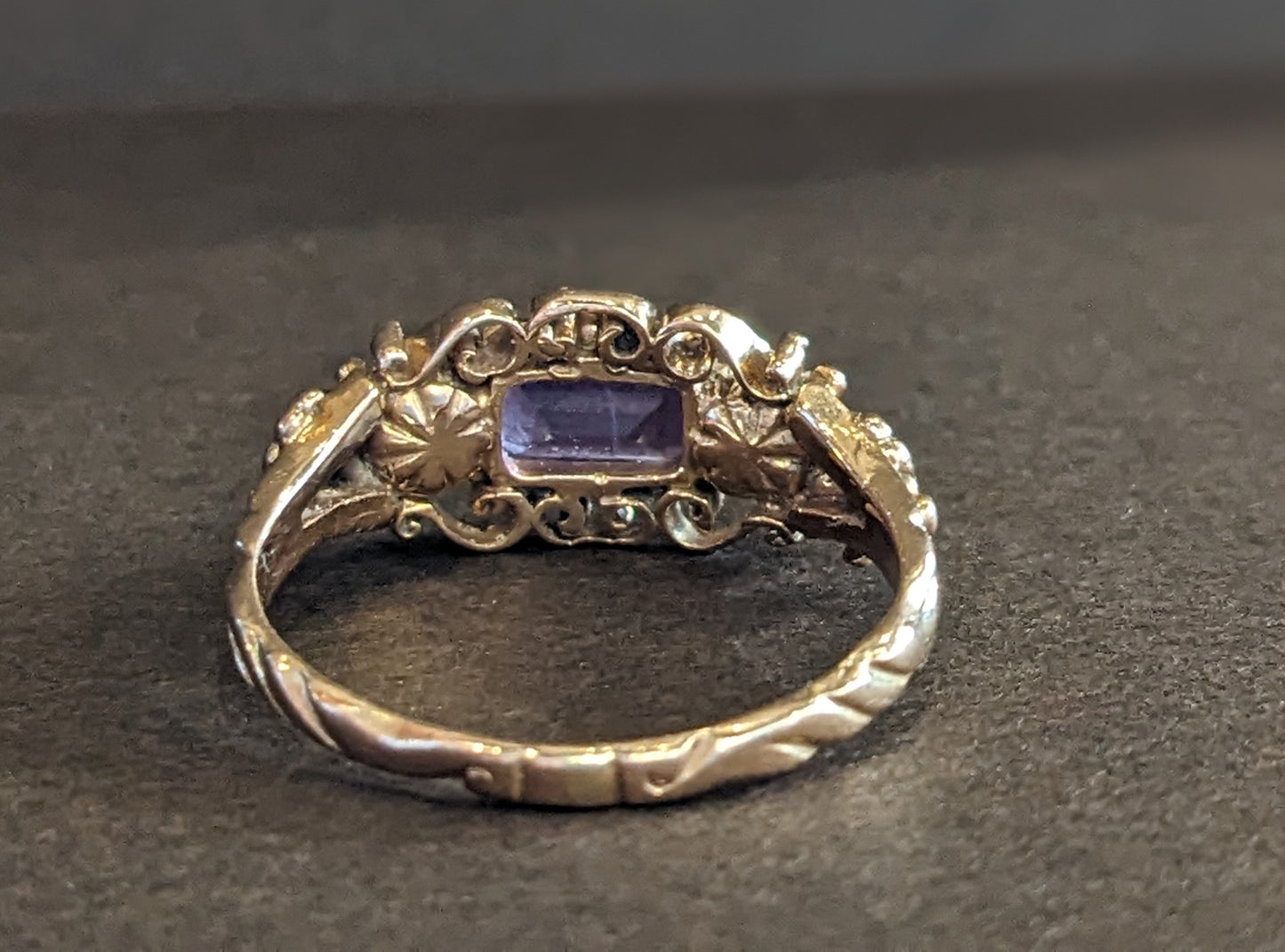 1850's Amethyst and Pearl Ring