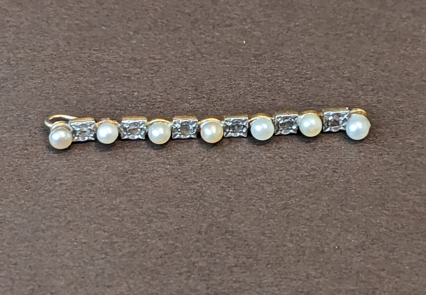 14k Gold, Diamond, and Pearl Pendant