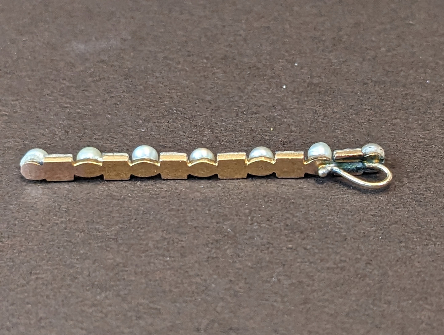 14k Gold, Diamond, and Pearl Pendant
