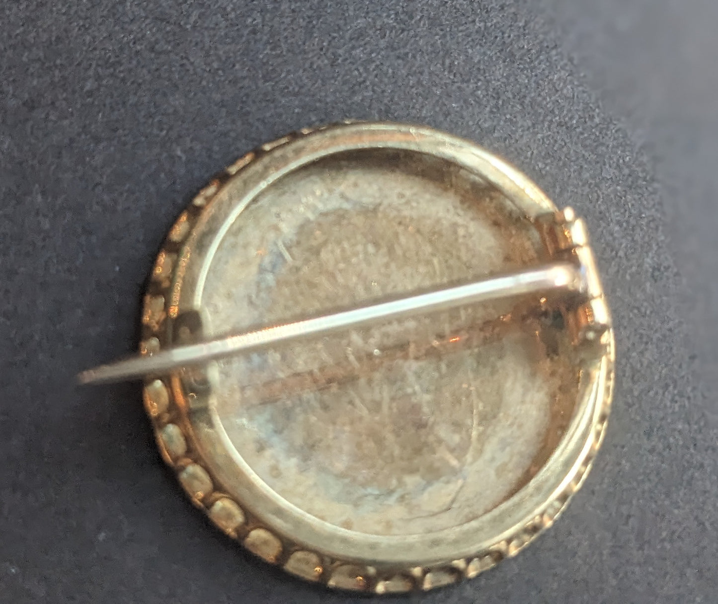 18K Enamel Belle Epoch Portrait Brooch with diamond