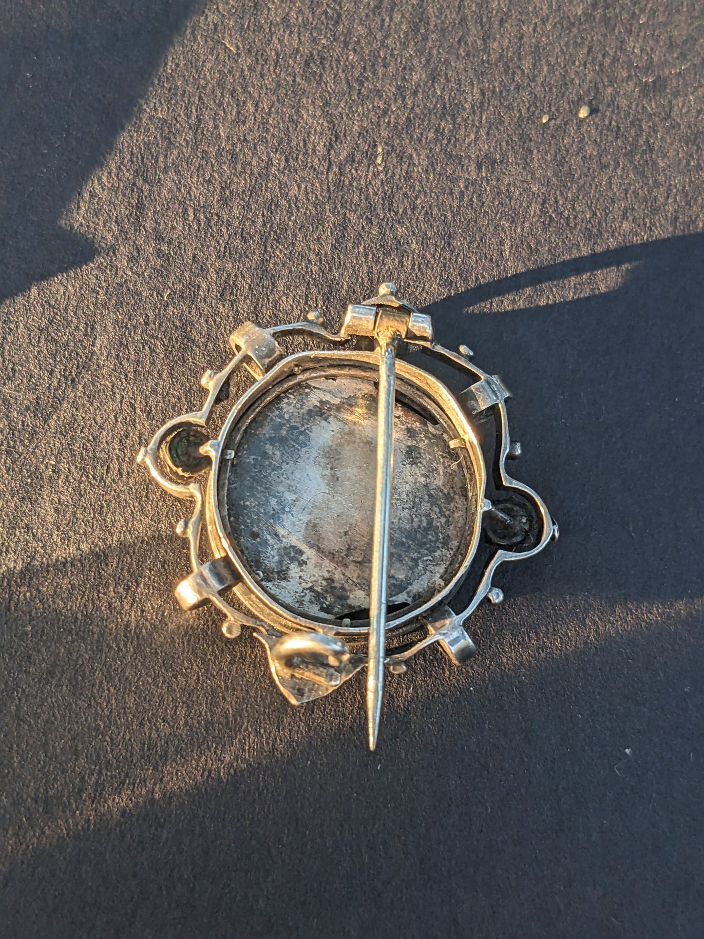 Art Nouveau French portrait Brooch