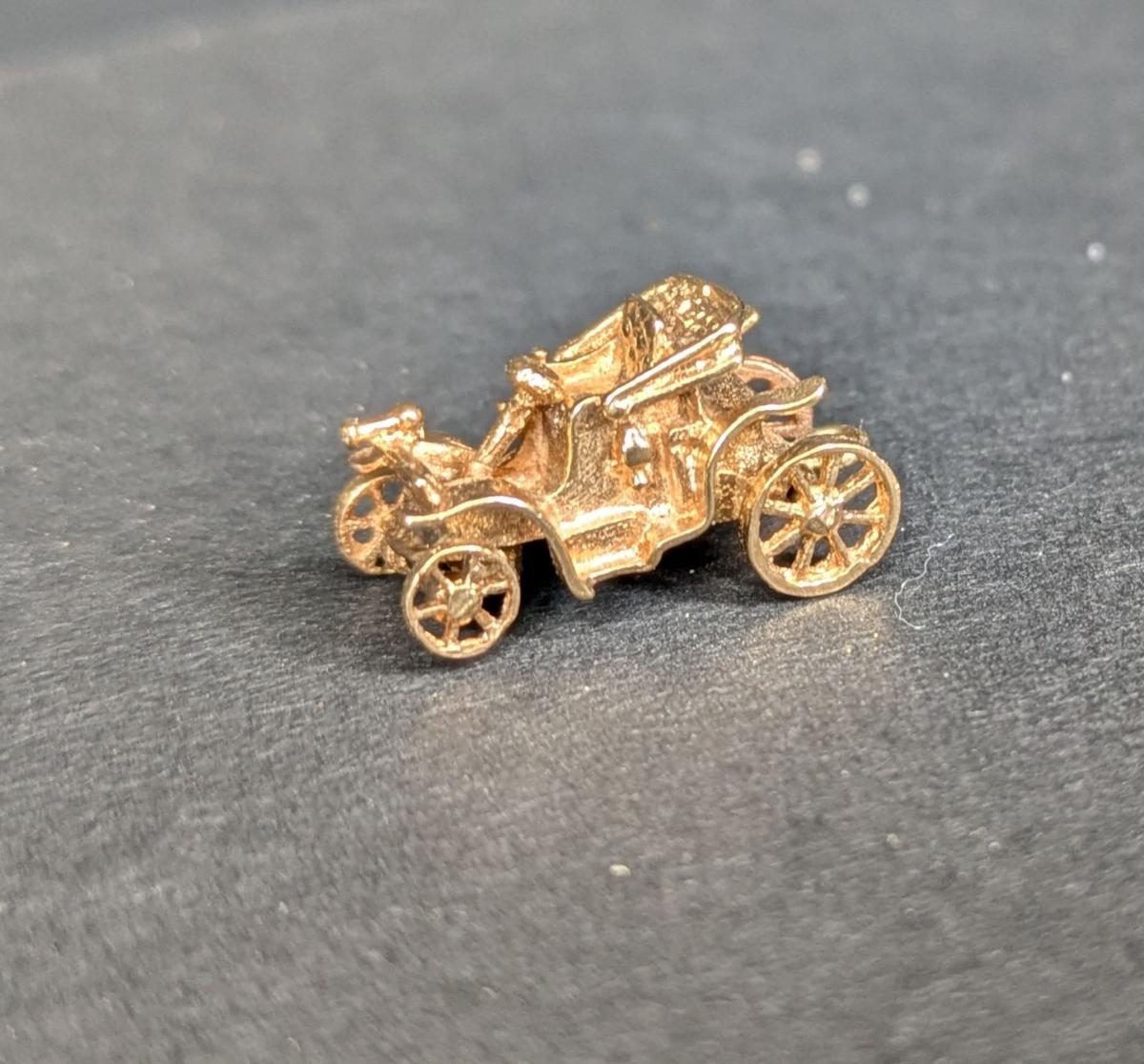 14k Vintage Automobile Charm