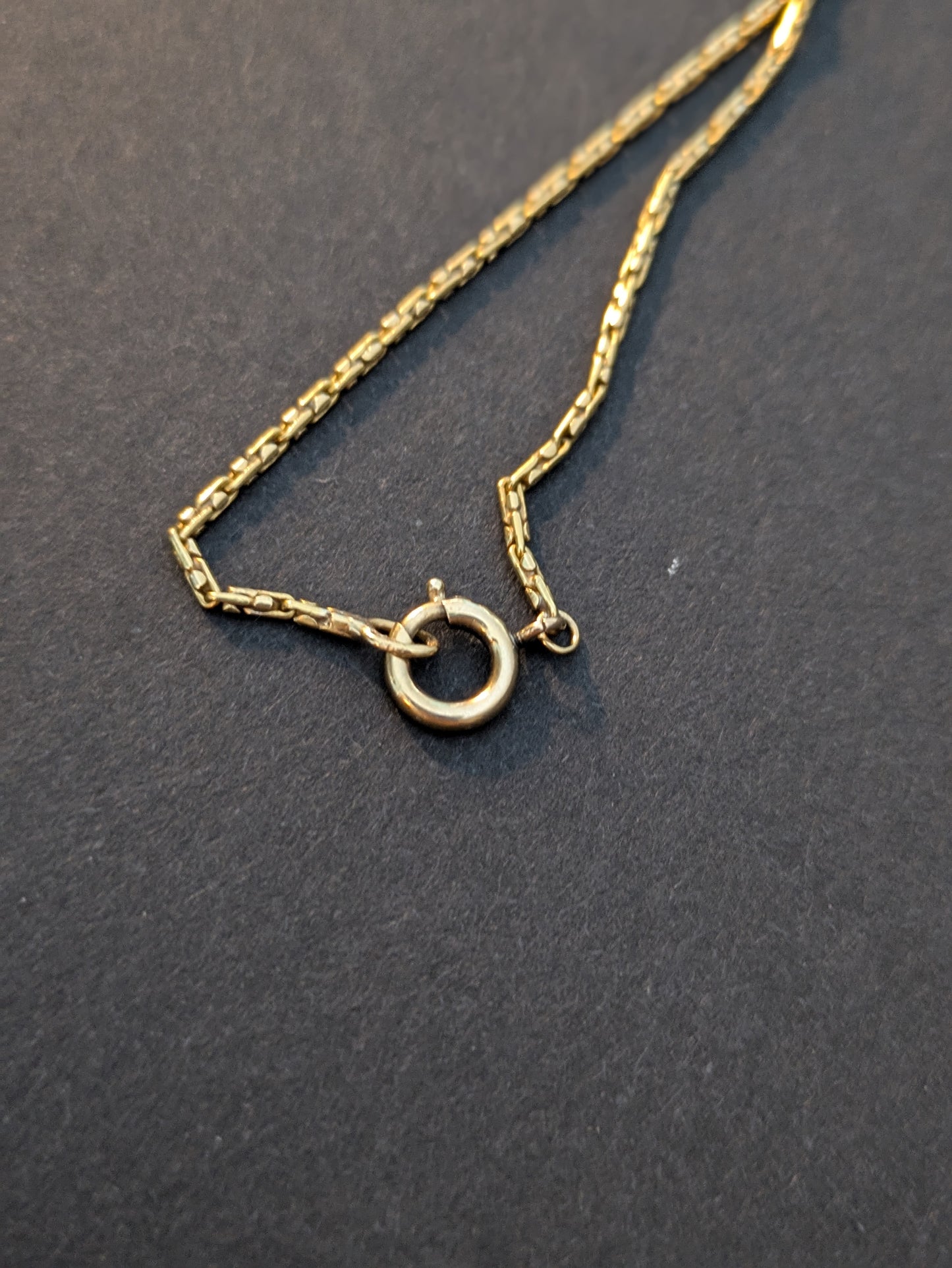 18kt Long French Chain