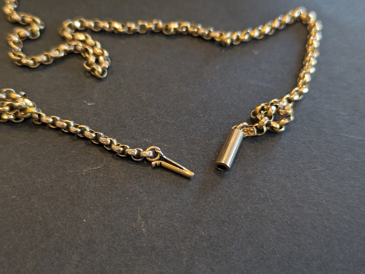 9k Rolo Chain with Original Barrel Clasp