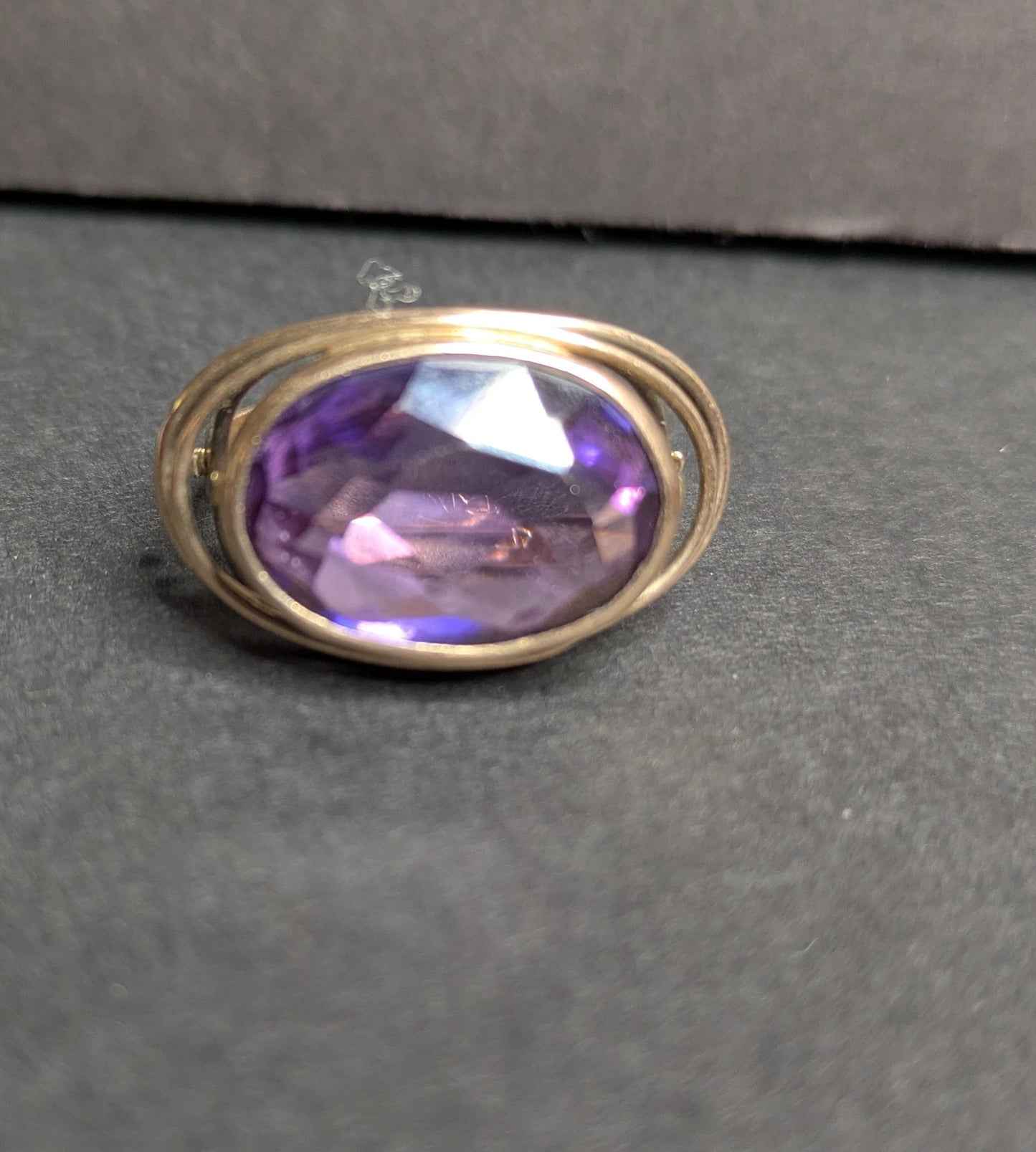 1960's 8k German Amethyst Ring