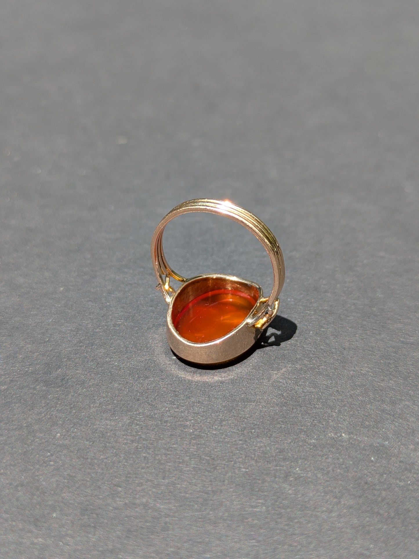 14kt Carved Intaglio Ring