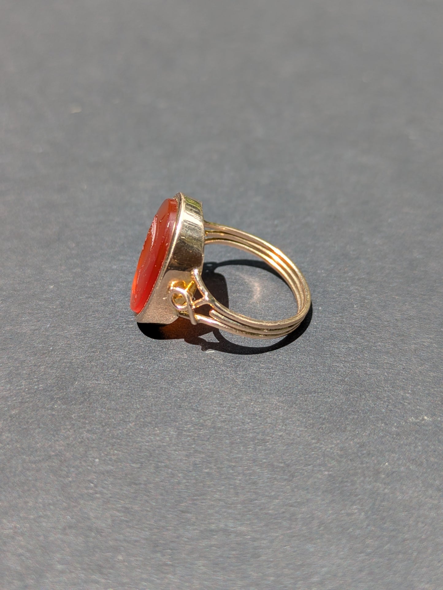 14kt Carved Intaglio Ring