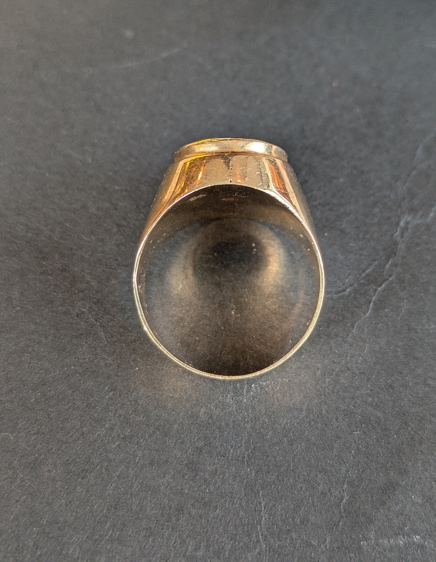 1960's 14kt Onyx Signet Ring