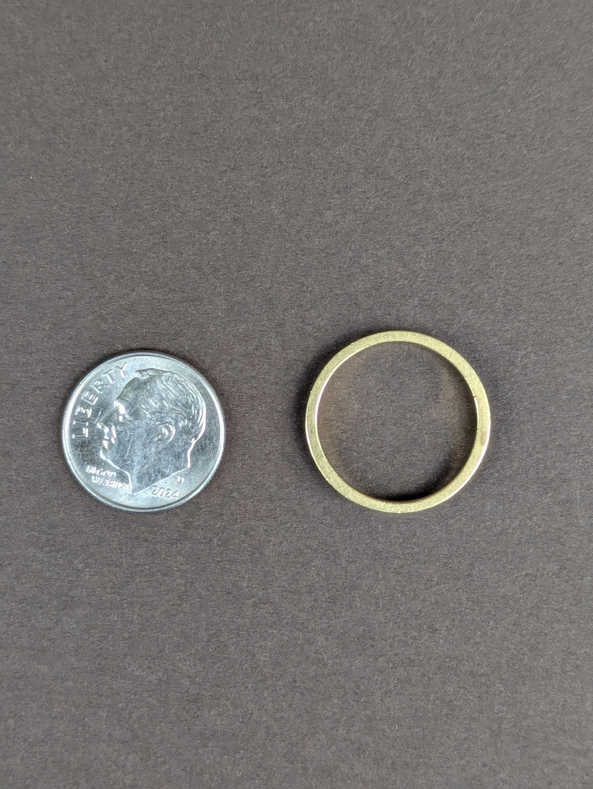 18kt Yellow Gold With Cobalt BLue Enamel Band