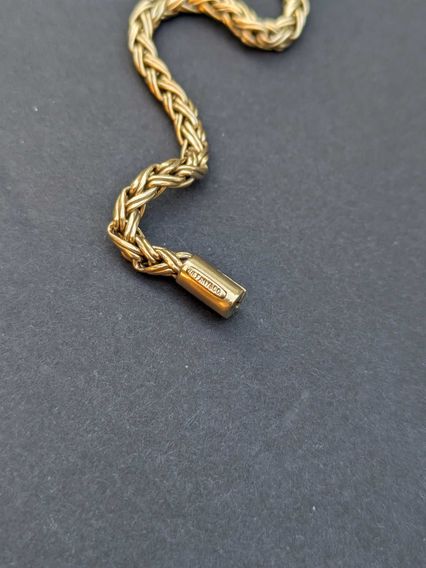 14k Tiffany + Co Woven Bracelet