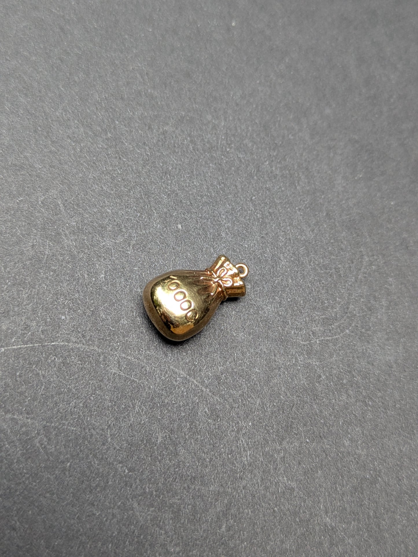 14k Money Bag Charm