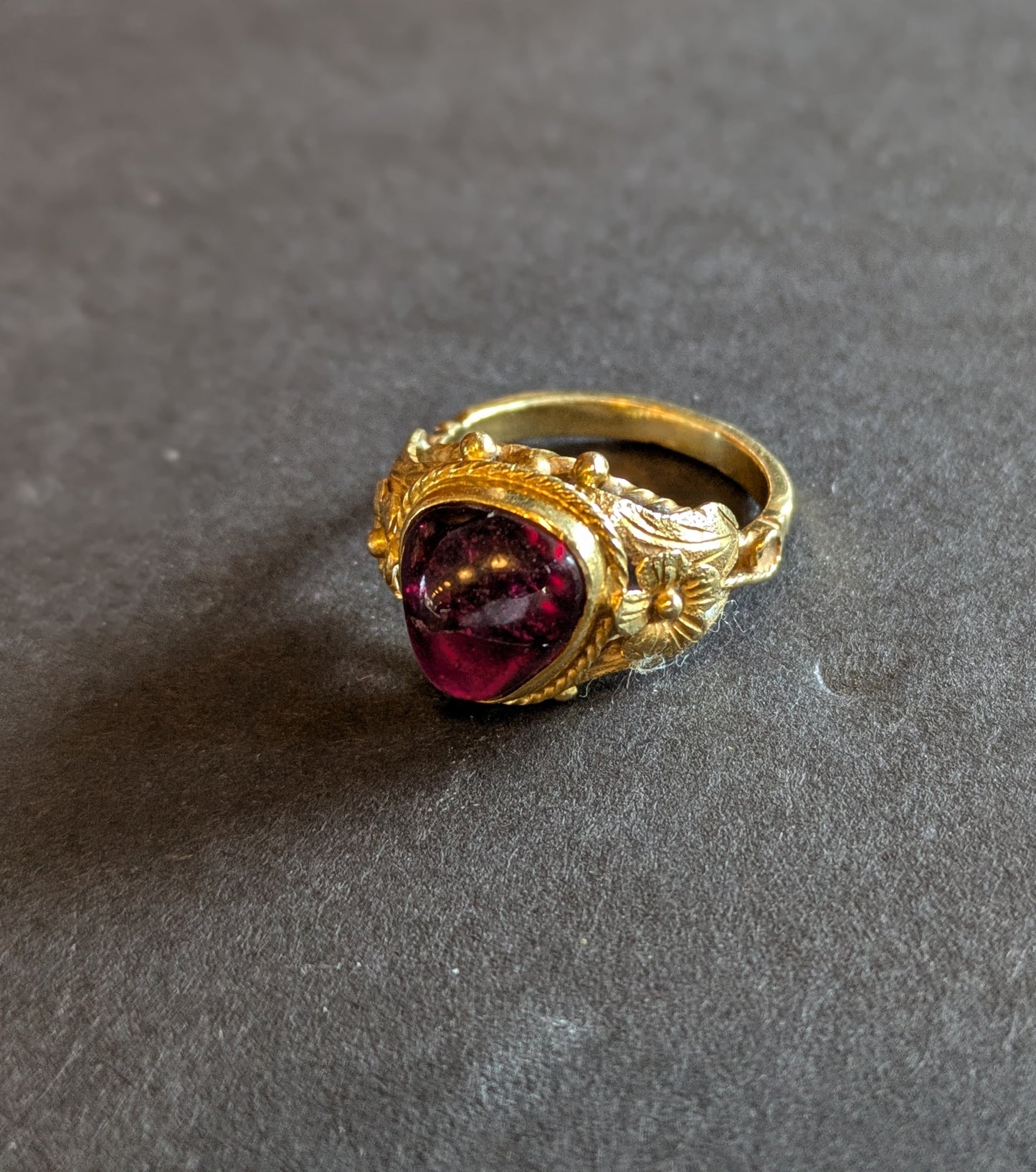 14k Pink Tourmaline Ring