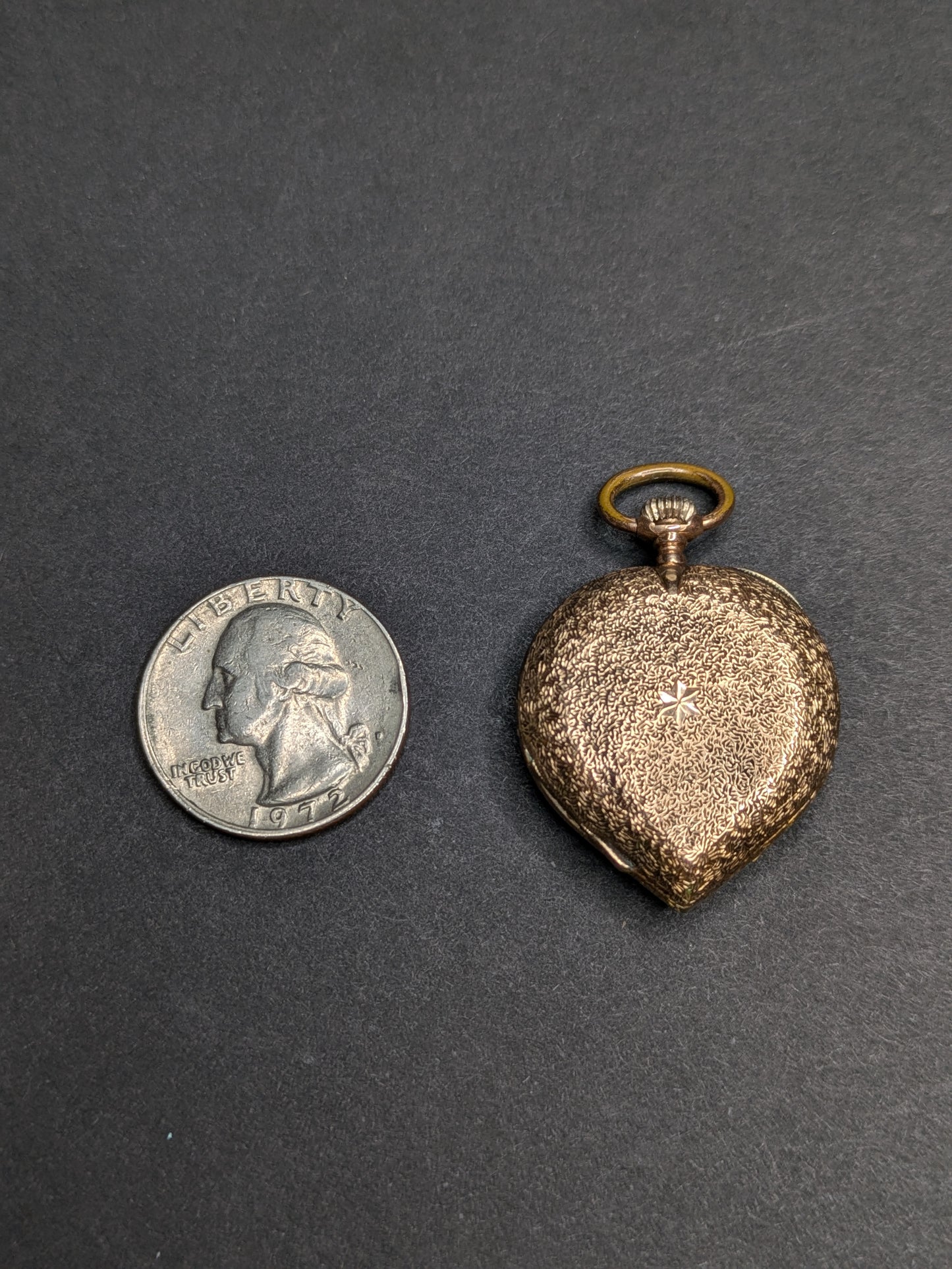 German Heart Shaped Pocket Watch With Spectacular Engraving