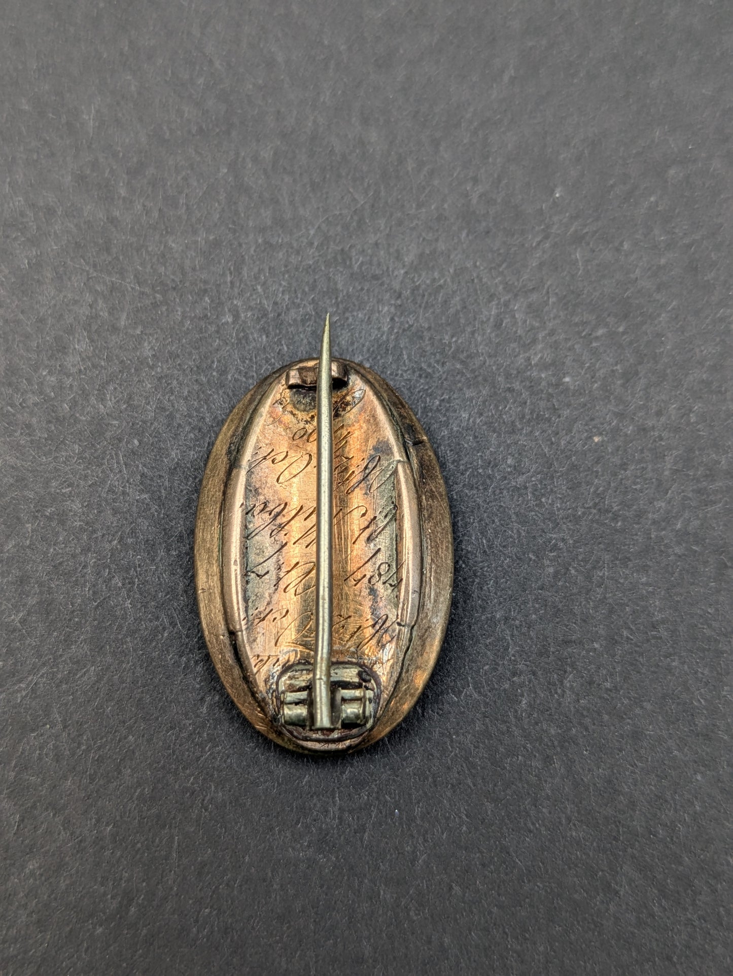 1790 Gold Hardwork Monogram Brooch
