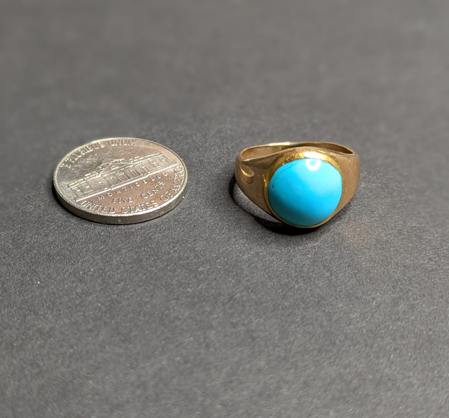 14K Turquoise Ring