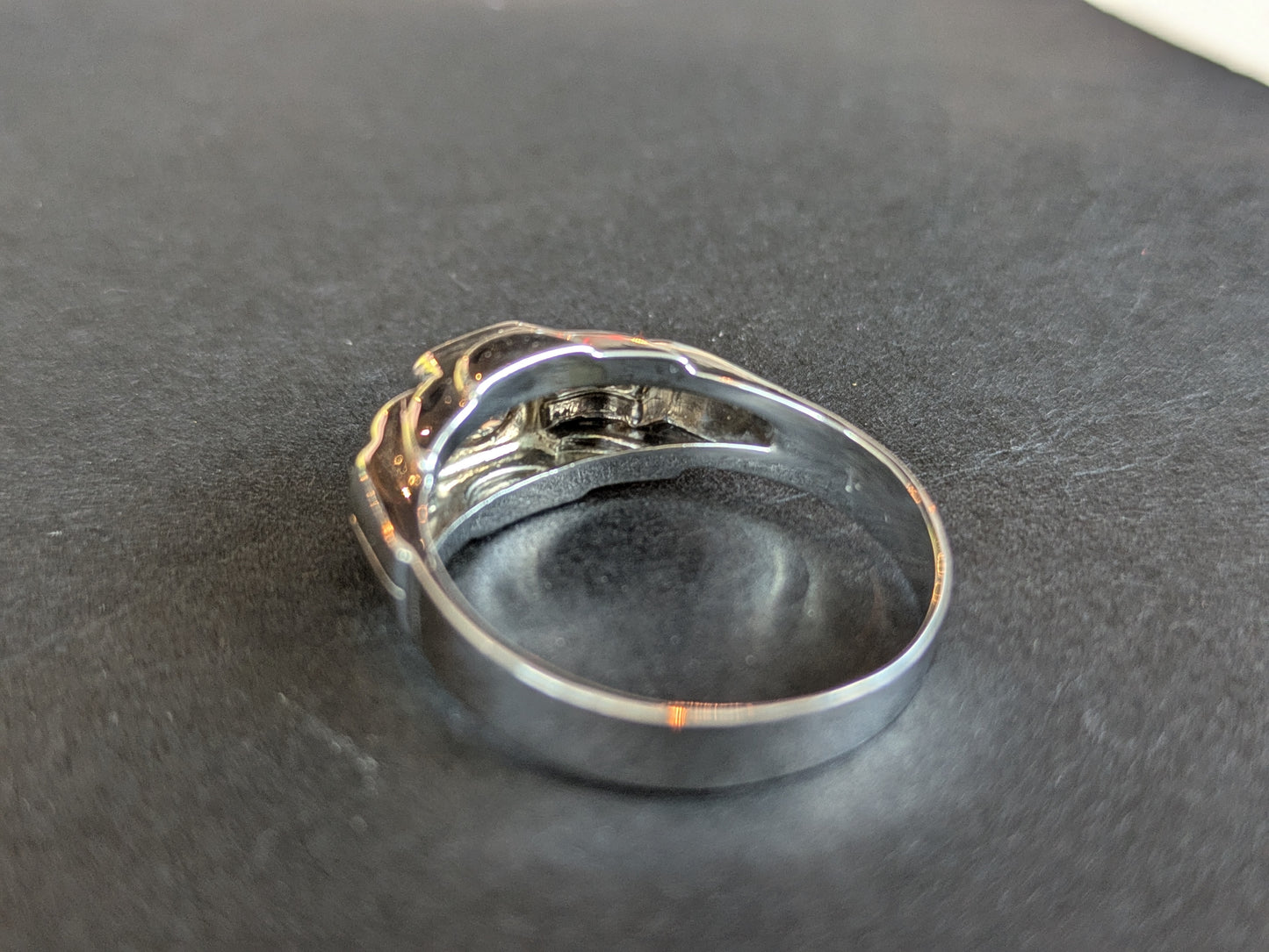 14kt White Gold 1930's Diamond Ring
