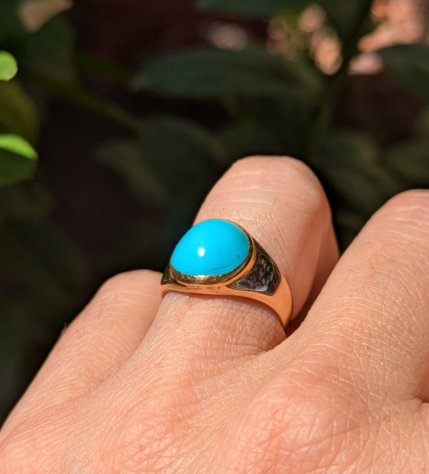 14K Turquoise Ring