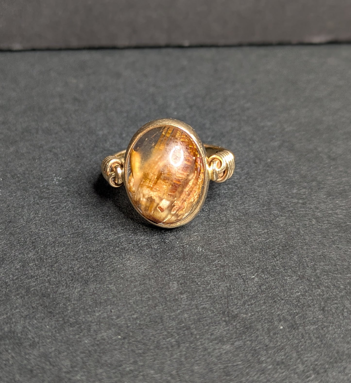 14kt Rutilated Quartz Ring