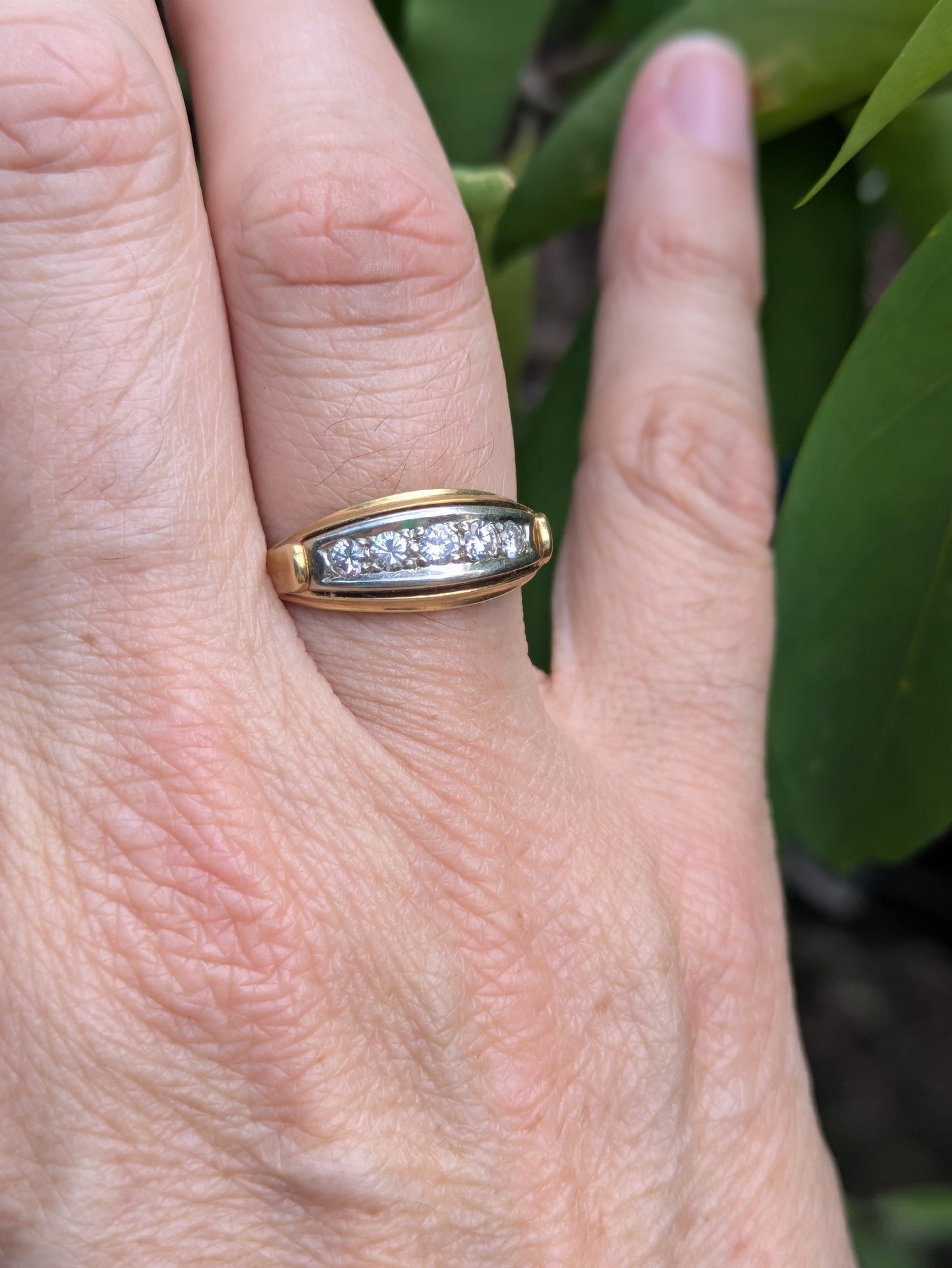 1930's 14kt Dutch Diamond Ring
