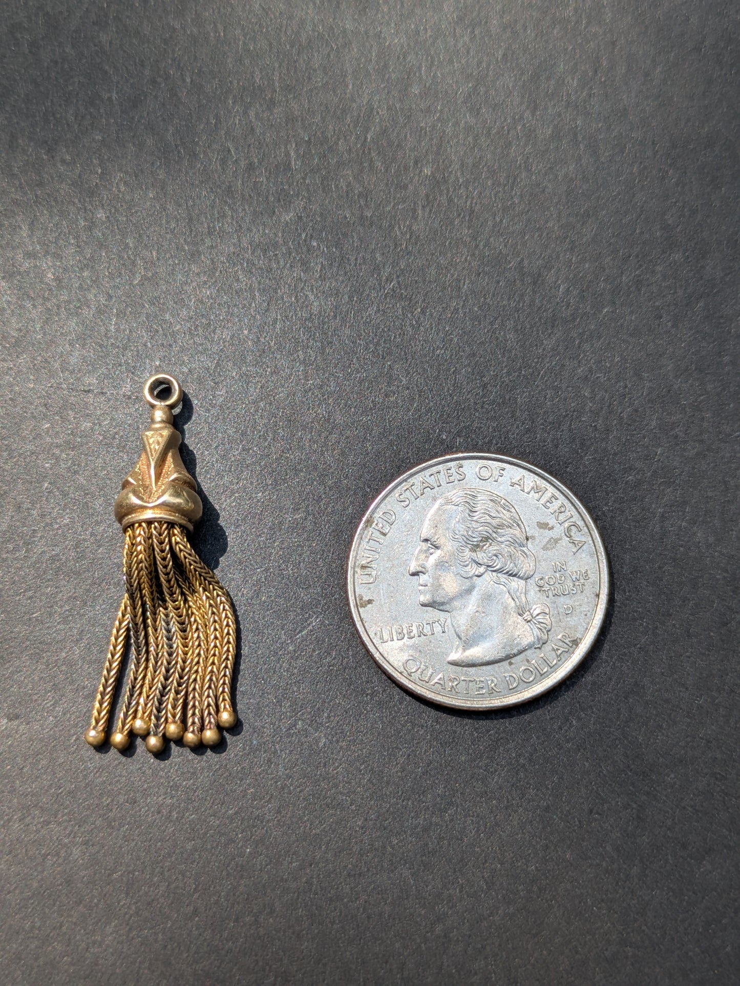14kt Tassle Charm