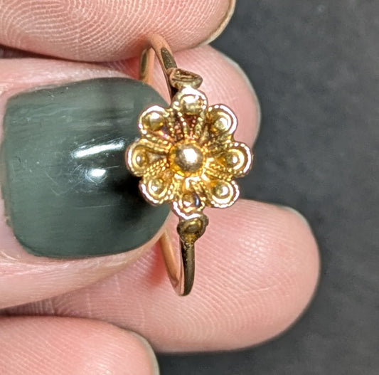 WWI Dutch Flower Ring