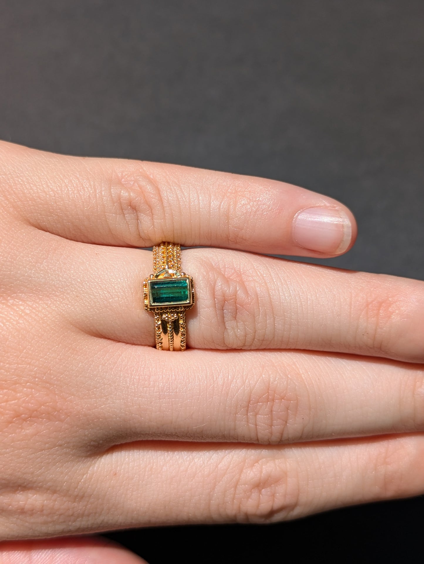 18kt Tourmaline Ring